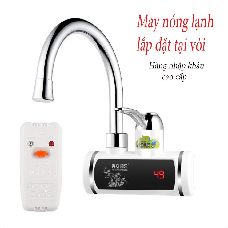 Máy nóng lạnh lắp đặt tại vòi cao cấp - nhỏ gọn tiên lợi, làm nóng trực tiếp, chống giật, an toàn tuyệt đối