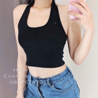 Áo yếm croptop chất thun borip - Z3U