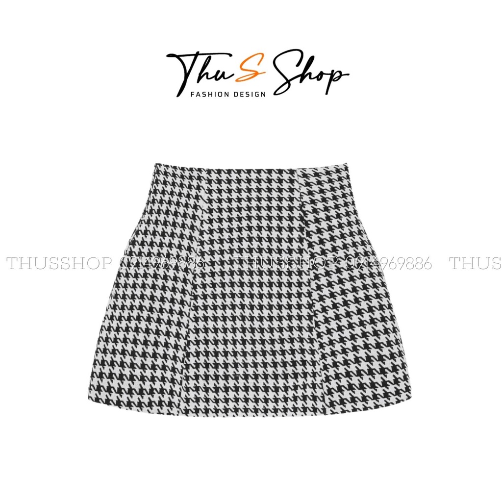 Chân Váy Dạ Cạp Lưng Cao BIG SIZE Dáng Con Ong Chữ A Xòe Phồng Hàng Đẹp THUS881