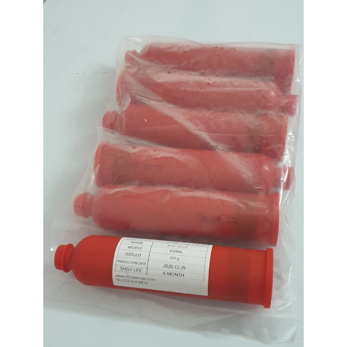 Keo đỏ red glue,keo điểm linh kiện điện tử SMT,PCB