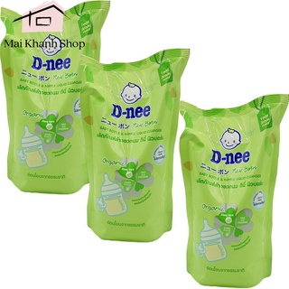 ComBo 2 Túi Rửa Bình Sữa Dnee Thái Lan 600ml/Túi