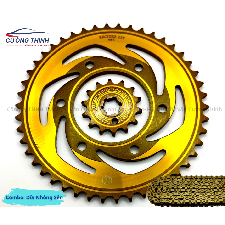 Nhông sên dĩa Exciter 155 - nhông sên dĩa - nhông sên dĩa exciter155 - nhông sên dĩa ex  - exciter 155 – nhông sên đĩa