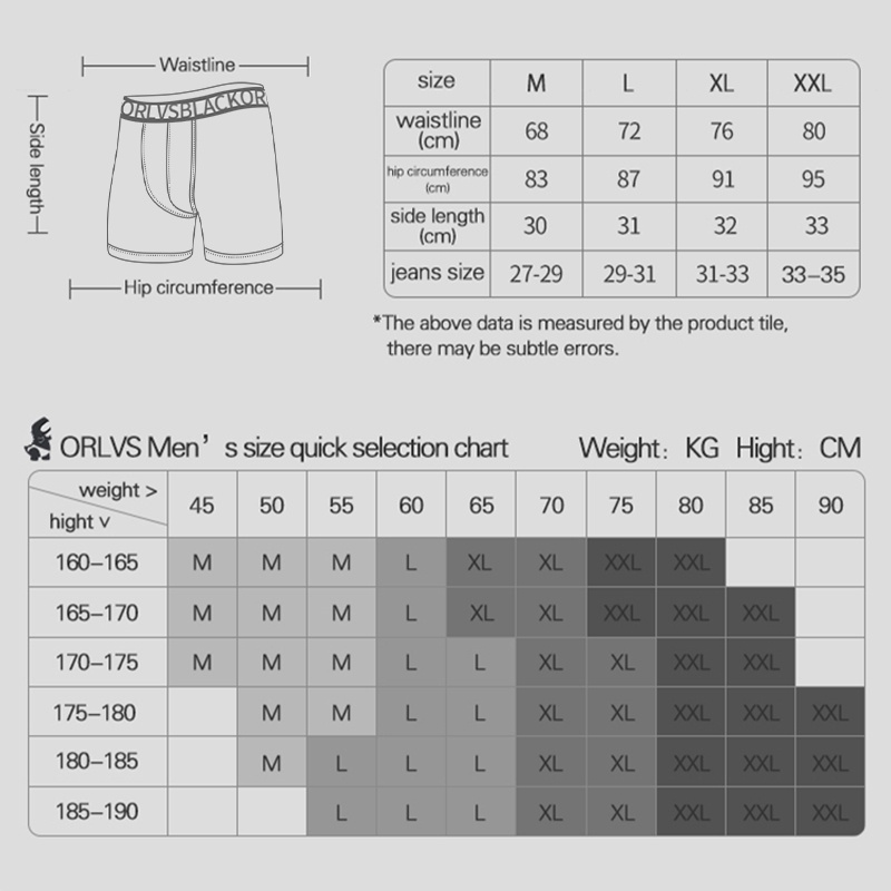 Quần lót boxer ORLVS OR6216 cotton gợi cảm cho nam