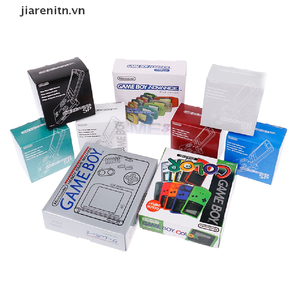 jiarenitn 1PC for GBA/GBC/GBA SP/GB DMG Game Console New Packing Box Carton for Gameboy vn