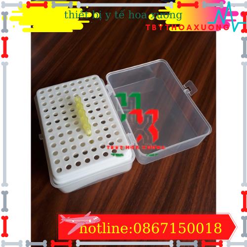 Hộp đựng đầu côn vàng, xanh, trắng