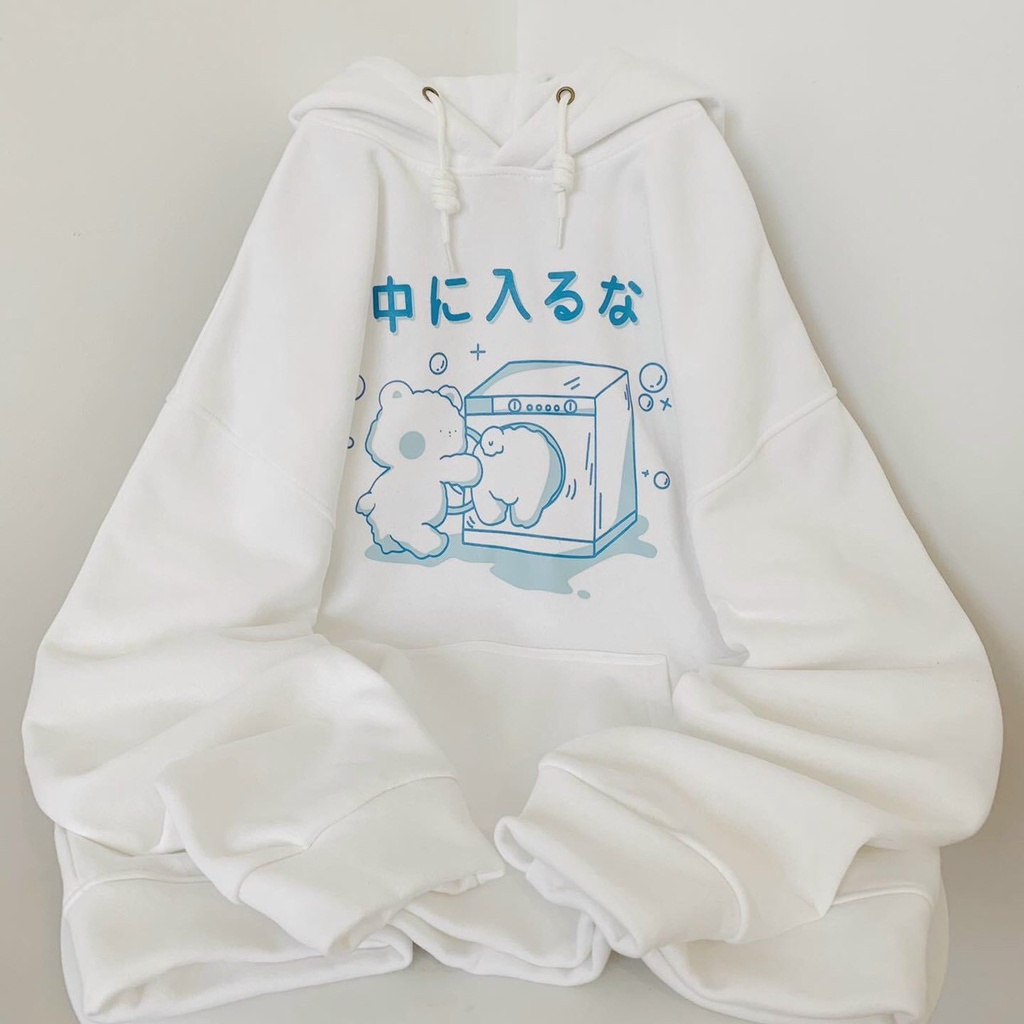 &lt; FREESHIP &gt; Áo hoodie  in chữ hàn UNISEX vải dày dặn hàng chuẩn shop (ko giống hình hoàn tiền)