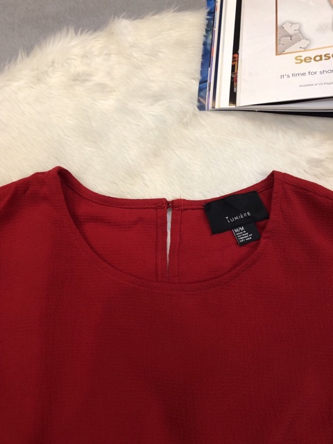 Áo sơ mi peplum xuất dư