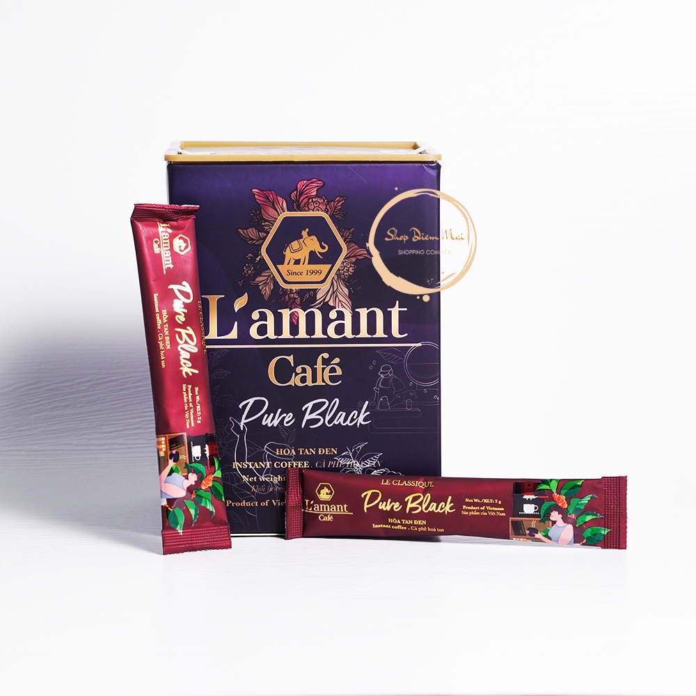 L'amant Cafe LE CLASSIQUE Espresso - Cà phê hòa tan (Hộp 22 gói) (Free Ship)