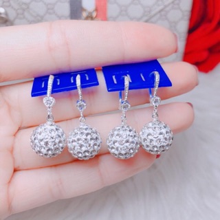 Bông tai đá pha lê đồng giá