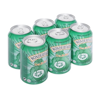 [Tân Phú] 1 lốc Trà bí đao Wonderfarm 310ml x 6 lon