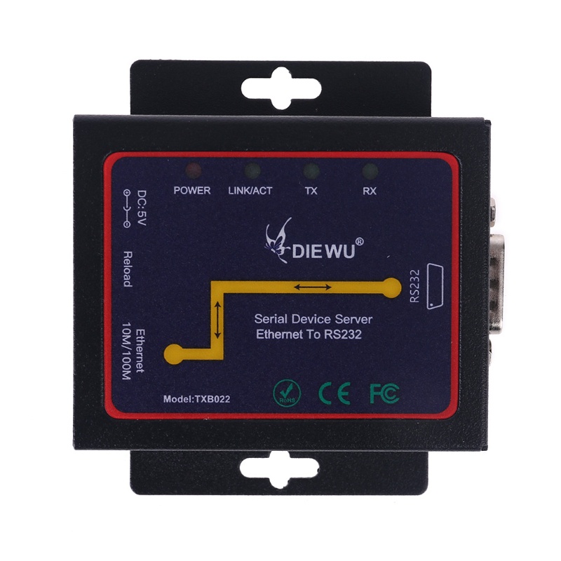 Mô đun chuyển đổi tín hiệu mạng Ethernet DB9 RJ45 sang RS232