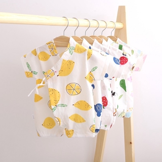 Áo liền quần kiểu kimono cho bé sơ sinh