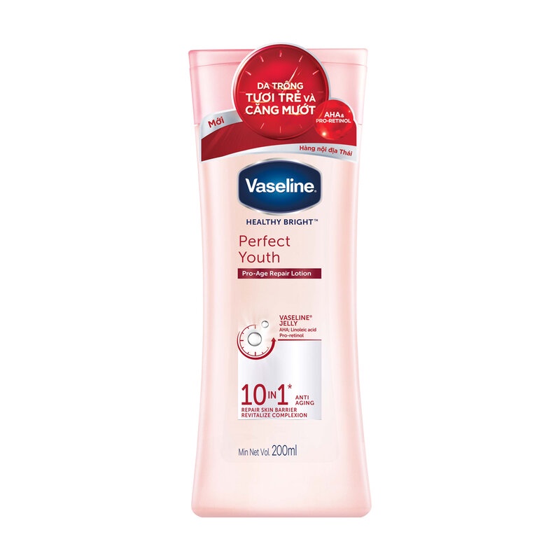 Sữa Dưỡng Thể Vaseline 10 Lợi Ích Ngăn Ngừa Lão Hoá 200ml