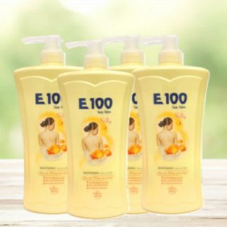 Sữa tắm e100 silky vàng 800ml và 1200ml