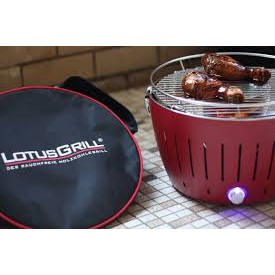 Bếp nướng than hoa ko khói Lotus Grill tặng kèm túi đựng mang du lịch