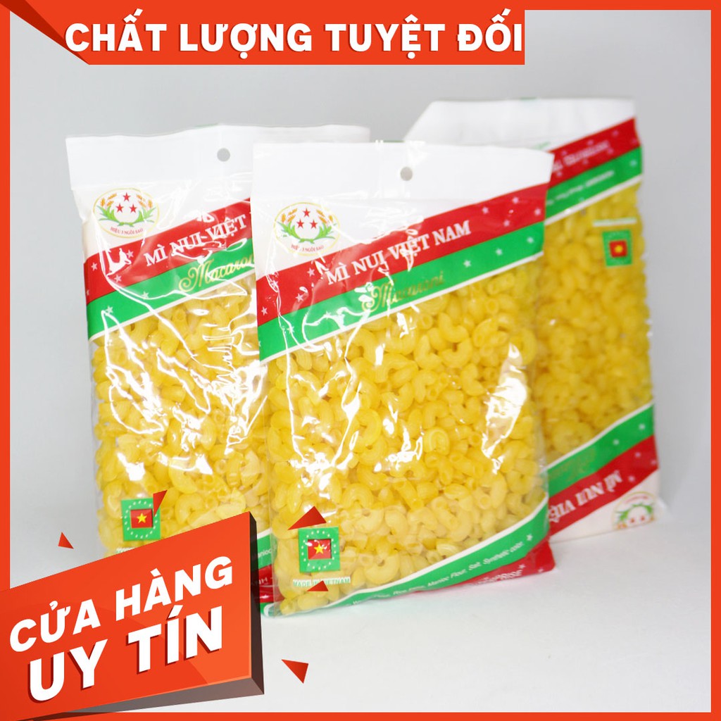 Nui Hình Sò Macaroni Thương Hiệu Ba Sao gói 200g-400g | BigBuy360 - bigbuy360.vn