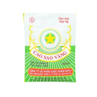 CAO SAO VÀNG (Dầu cù là) Dược TW3 lọ 3g