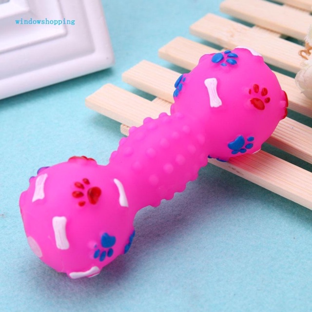 Đô chơi tạ cao su nhai gặm cho chó mèo