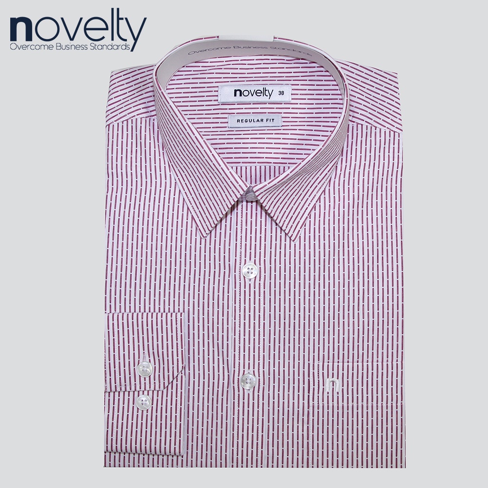 Áo Sơ Mi Nam Novelty Tay Dài Kẻ Sọc Caro Regular fit 210230D