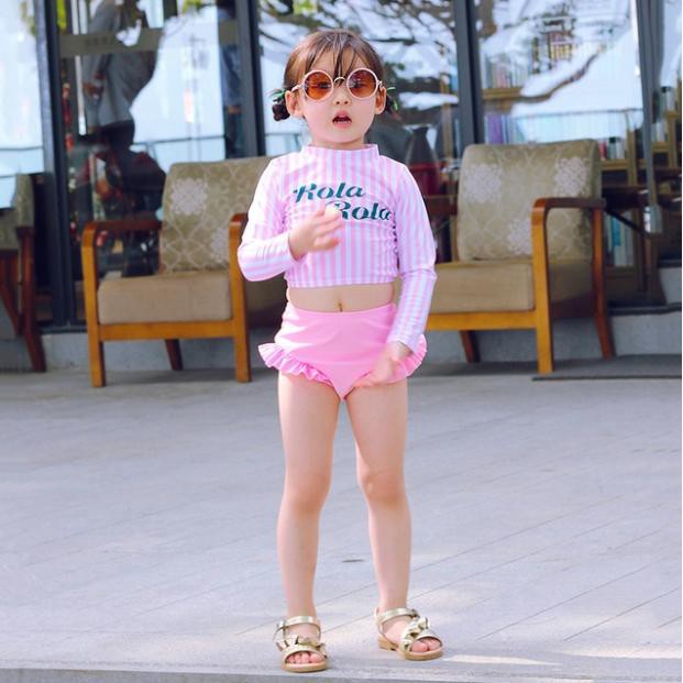 Bikini - Set đồ bơi bé gái dài tay ROLA siêu đẹp