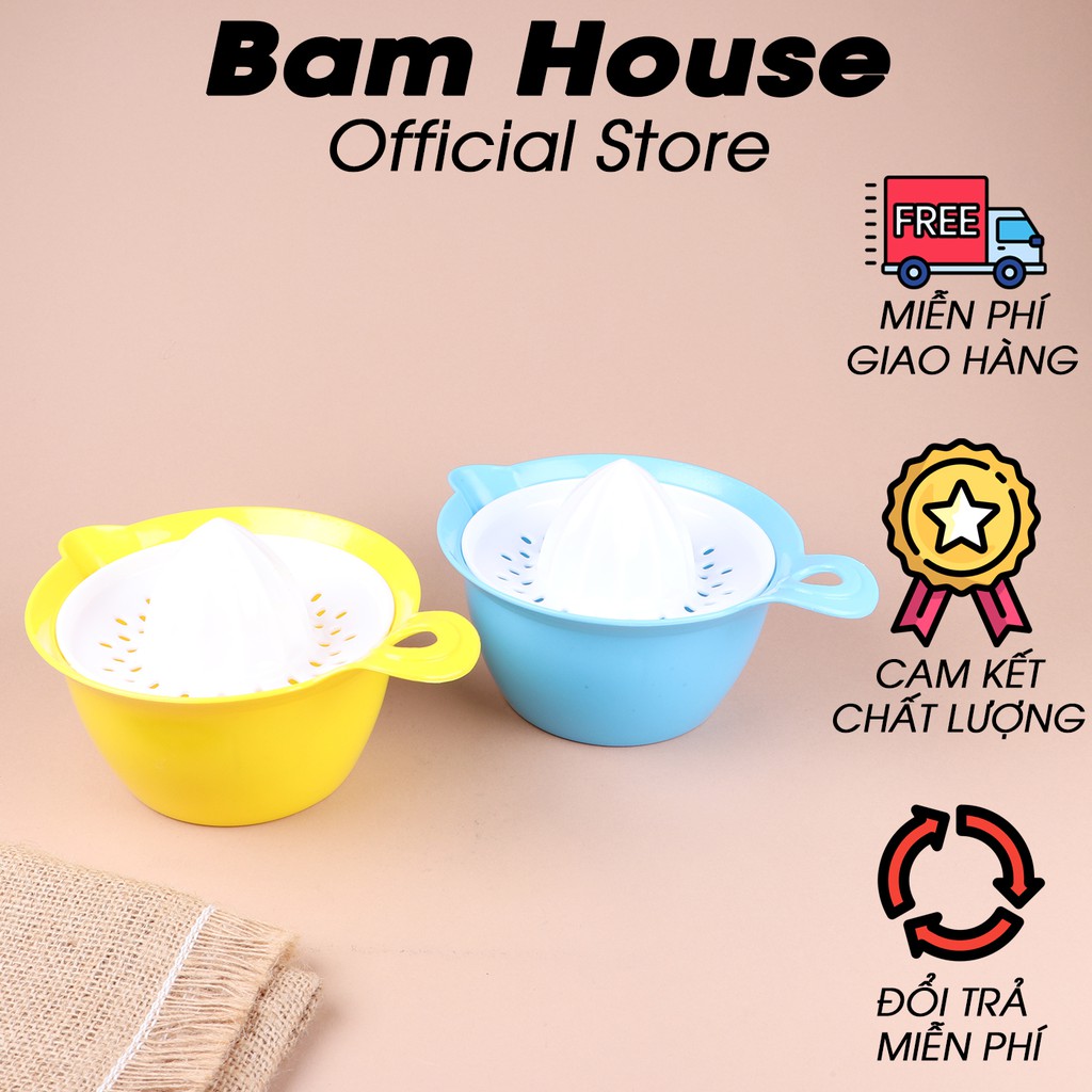 Dụng cụ vắt cam nhựa Bam House siêu dễ thương cao cấp VCN01 – Gia dụng bếp