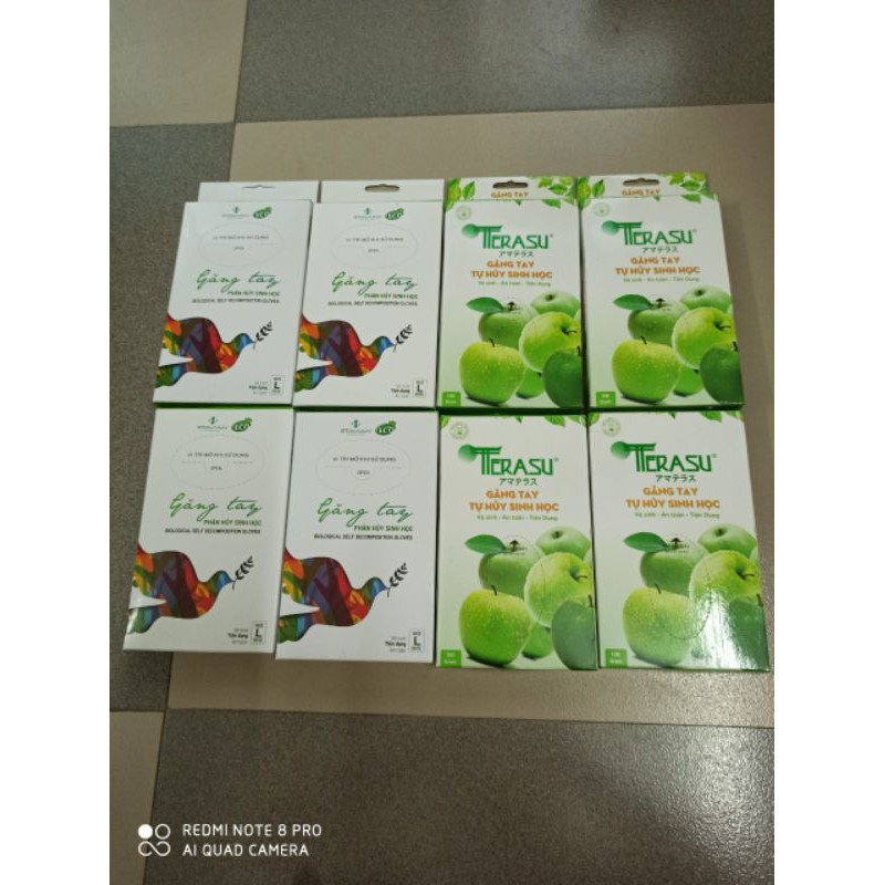 Găng tay tự hủy sinh học eco