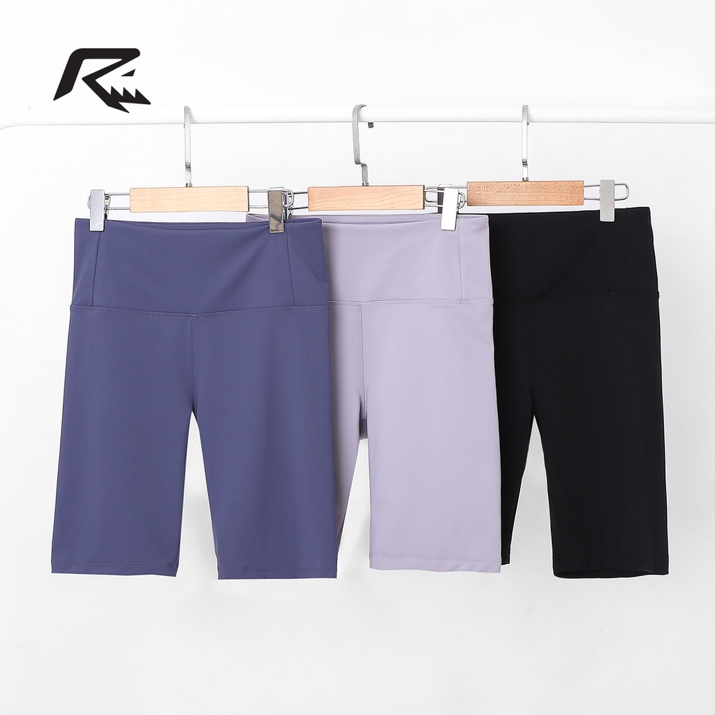 Quần legging biker nữ tập gym yoga cạp cao Runnavy by Carasix WBS17