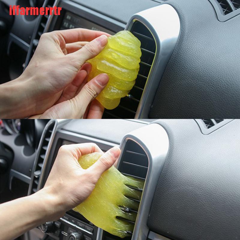 {iffarmerrtr}Magic Soft Sticky Clean Glue Gum Silica Gel Car Keyboard Dust Dirt Cleaner KGD