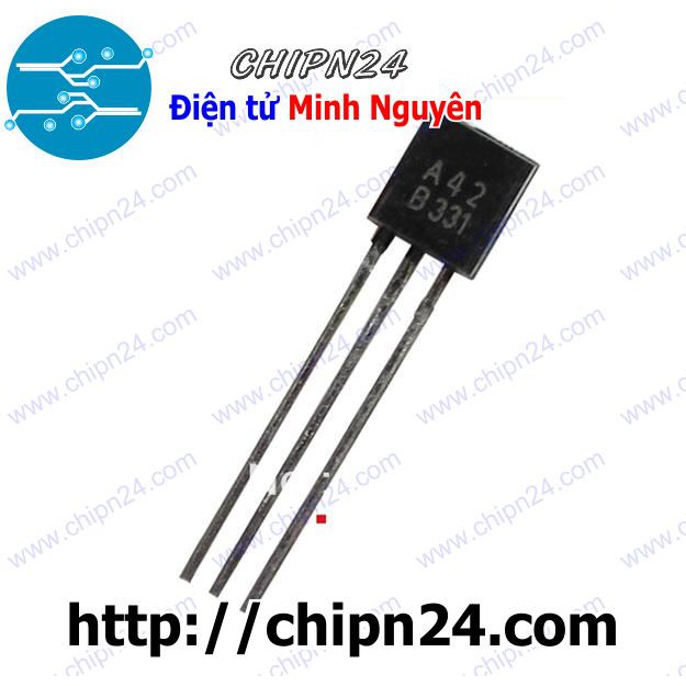 [10 CON] Transistor KSP42 TO-92 NPN 500mA 300V (MPSA42 A42)