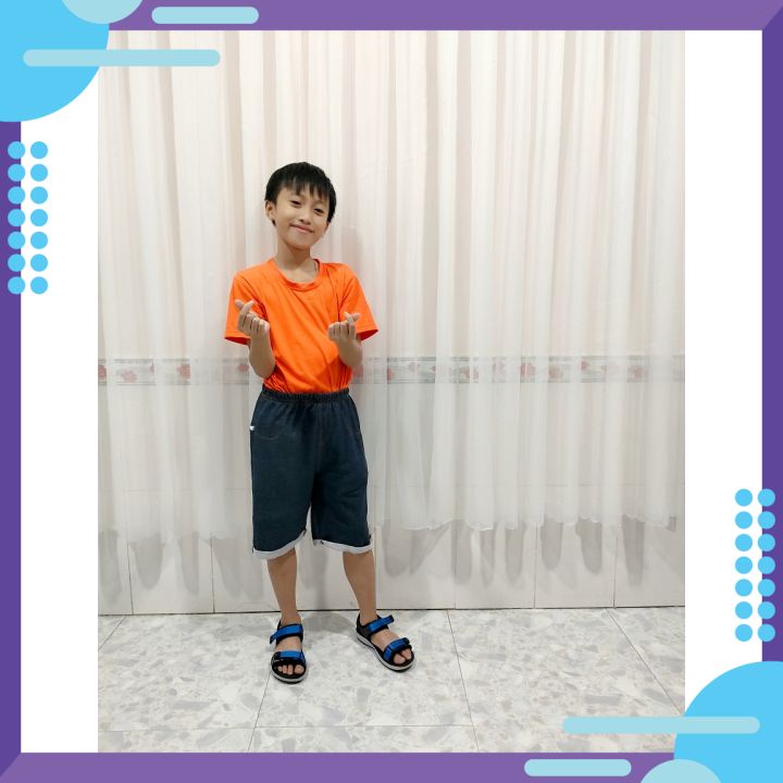 Quần short đùi giả jean cho bé trai bé gái giá rẻ 30-65kg