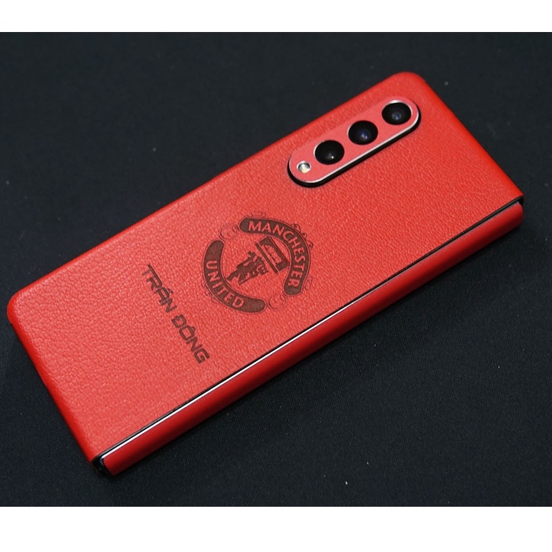 Miếng dán da full viền điện thoai Samsung Z Fold 3  – Da bò thật 100% - chính hãng Nét Đẹp Tinh Tế