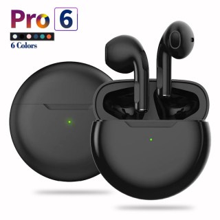 Tai Nghe Blutooth Không Dây Pro 6 TWS 5.0 - Cảm Biến,Định Vị, Đổi Tên - Nhiều Màu - Bảo Hành 12 Tháng
