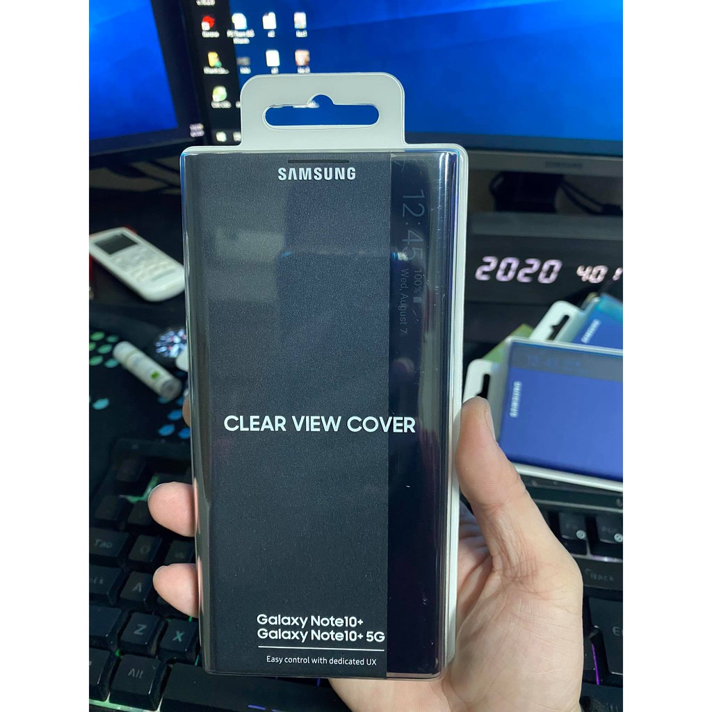 Bao da Clear View Galaxy Note 10 Plus ( Note 10+ ) - Hàng Chính Hãng ( Fullbox) | BigBuy360 - bigbuy360.vn