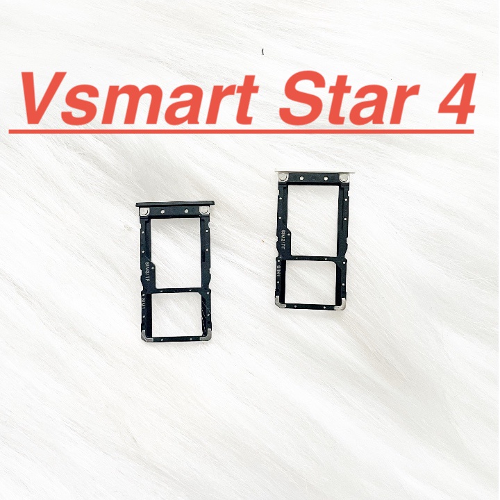 ✅ Khay Đựng Sim Vsmart Star 4 Khay Chứa Thẻ Nhớ Ổ Sim Linh Kiện Thay Thế