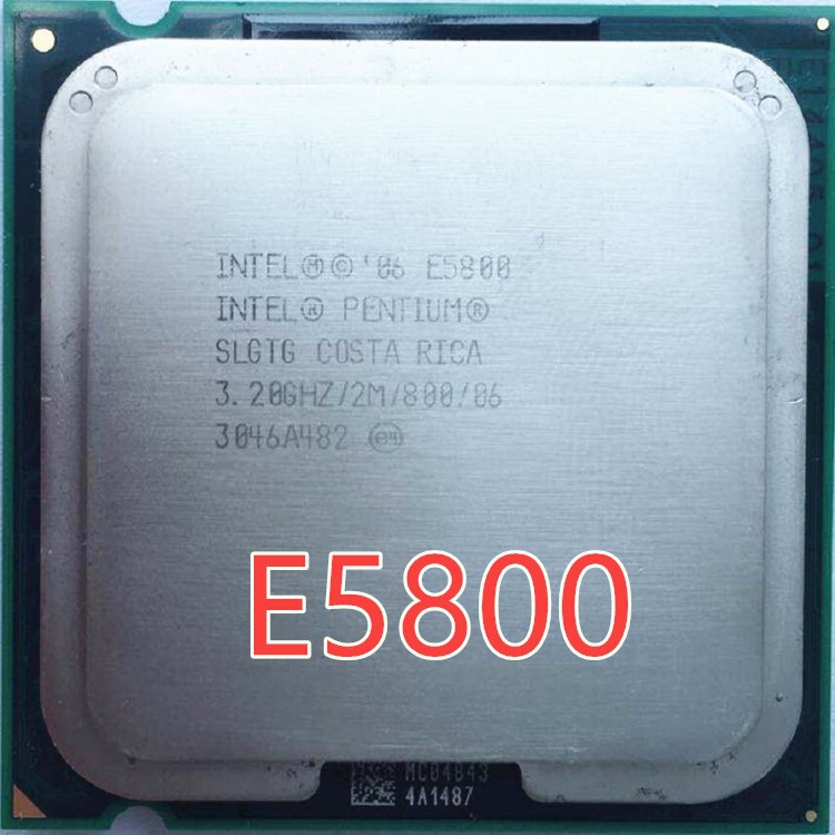 INTEL Bút máy tính hai lõi E5200 CPU 2.5G has E5300 E5400 E5500 E5700 E5800