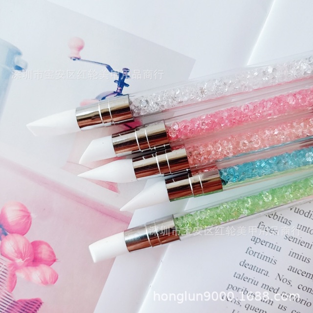 Bộ silicon 5 cây 2 đầu chuyên làm nail