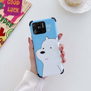 Ốp Điện Thoại Cứng Bảo Vệ Bốn Góc Chống Rơi Hình Gấu Dễ Thương Cho Redmi 10C Xiaomi Redmi 10C