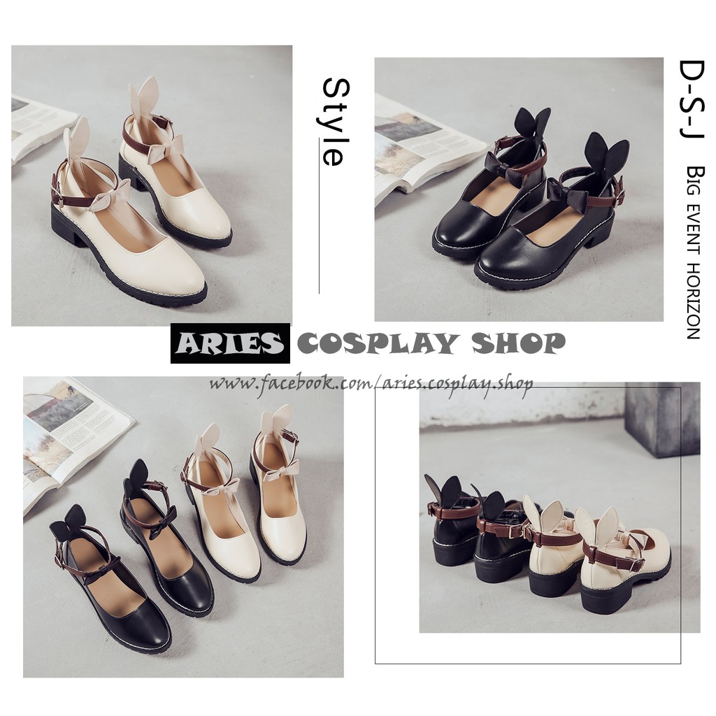 Giày búp bê tai thỏ lolita (Aries CosShop)