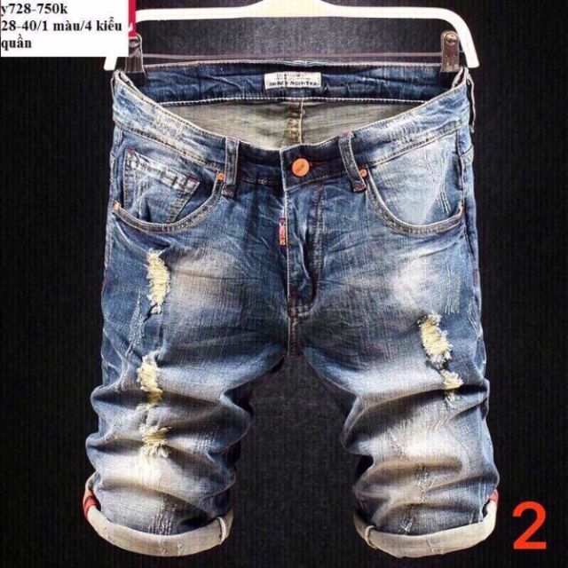 Quần short jean nam cao cấp