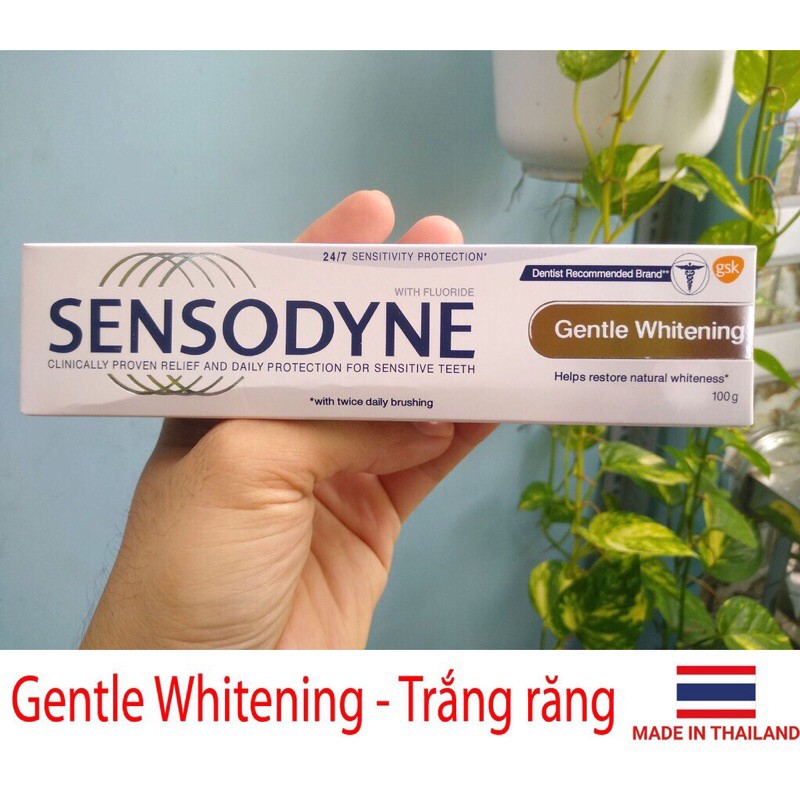 (Hot Deal Tháng 3) Kem đánh răng Sensodyne chống ê buốt làm trắng răng 100g (Thái Lan)