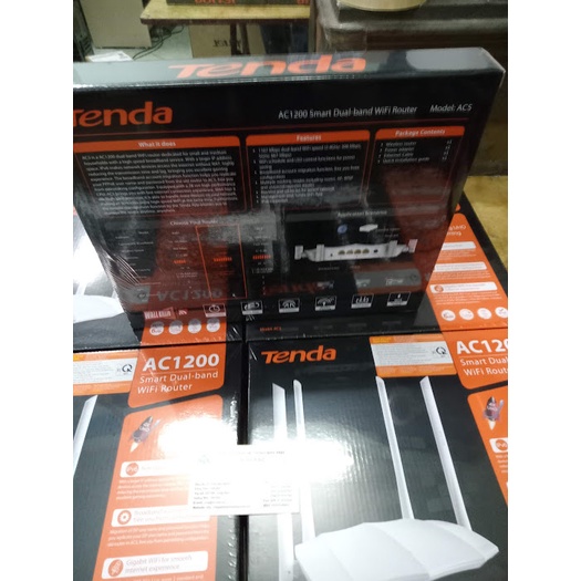 Bộ phát wifi Tenda AC5  băng thông rộng AC1200Mbps