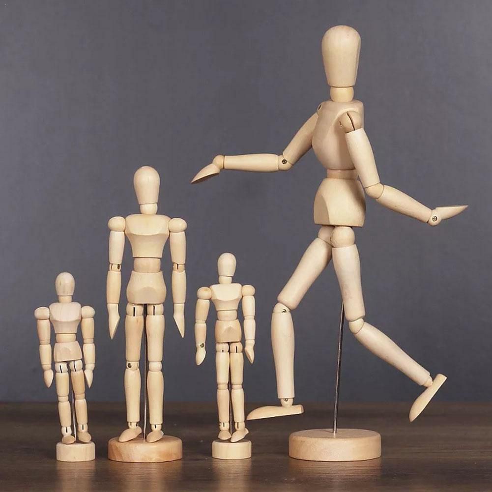Mô Hình Cơ Thể Người Bằng Gỗ Dùng Vẽ Phác Họa Nghệ Thuật