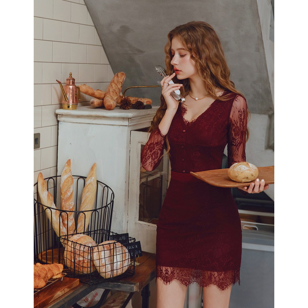 [Mã WABRLOW5 giảm 15% đơn 300K] Chân váy ren lông mi gợn sóng nữ Air Space 2040122010 | BigBuy360 - bigbuy360.vn