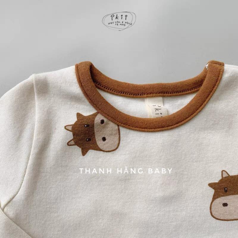 BodySuit Cho Bé, Body Cho Bé Trai Và Bé Gái Kèm Mũ Hình Thú Siêu Yêu Thanh Hằng Baby 5 Đến 13 Kg