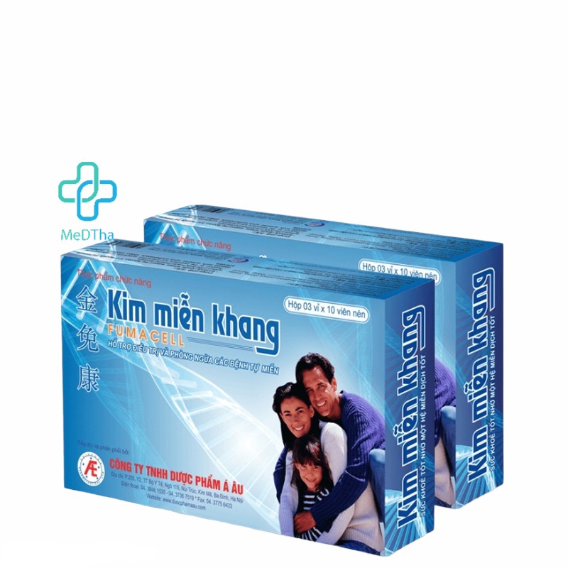 Kim Miễn Khang - Hỗ trợ Lupus Ban Đỏ, Vảy Nến, Bệnh Tự Miễn (Hộp 30 viên) [Chính Hãng]