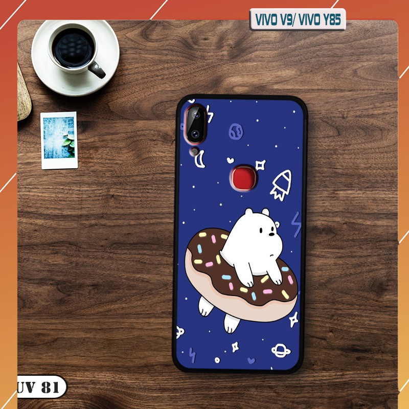 Ốp Vivo V9/ Y85 - lưng nhám viền dẻo ngộ nghĩnh
