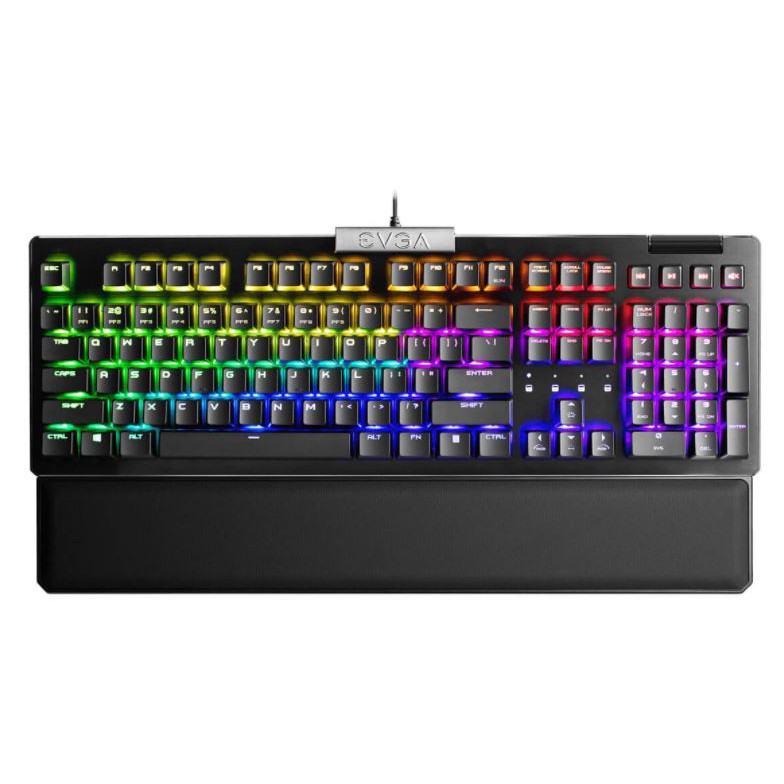 [Mã SKAMA07 giảm 8% đơn 250k]Bàn phím Gaming EVGA Z15 – RGB Gaming Keyboard – Speed Silver Switches (Linear)- Có kê tay