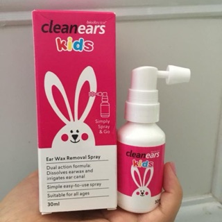 Xịt tan ráy tai Clean Ears Kids - Úc cho bé 2m+