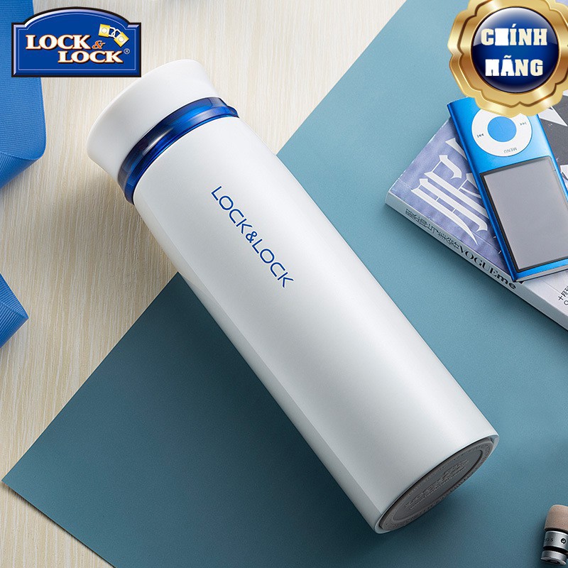 Bình Giữ Nhiệt Lock&amp;Lock Feather Light Ring Tumbler (450ml) Quà Tặng Từ Ensure Gold - Có ảnh thật