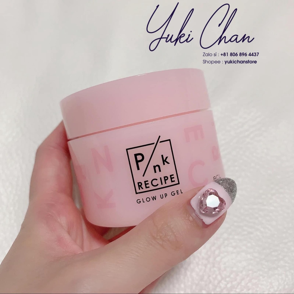 Gel dưỡng da hồng Pink Receipt Glow up Gel Nhật Bản